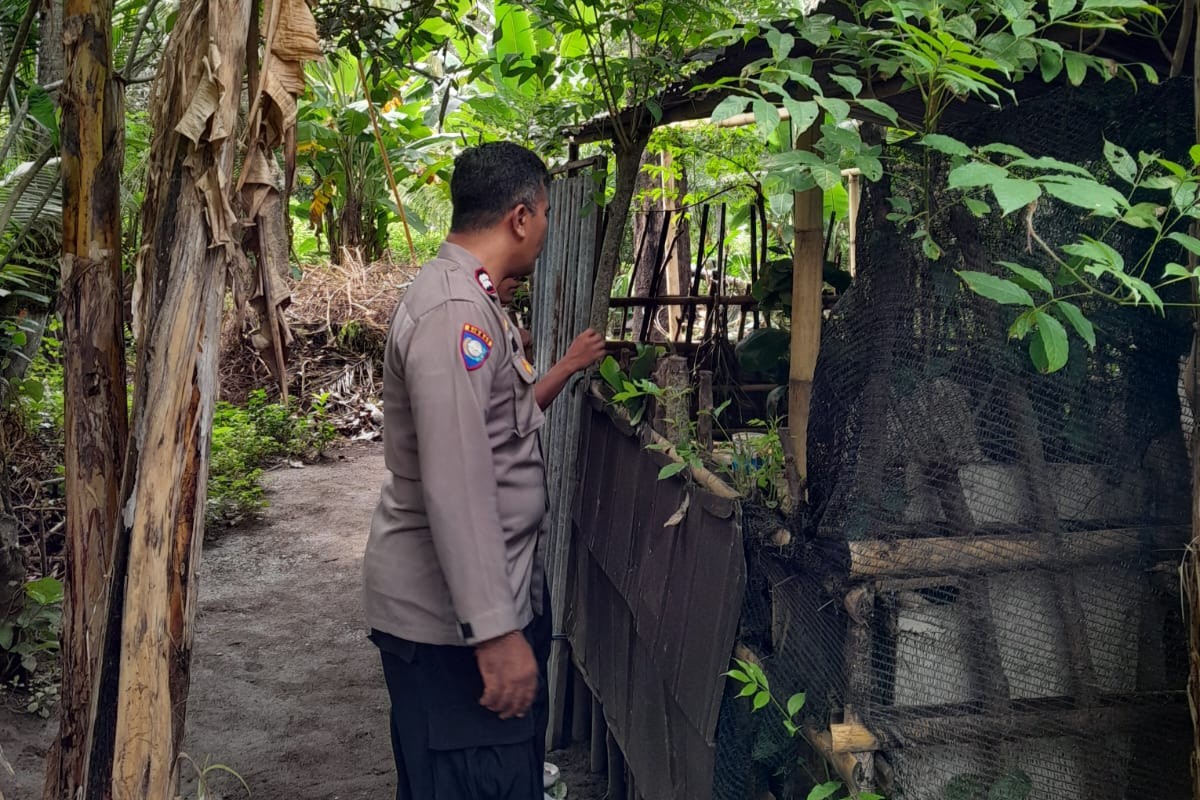 Polsek Batulayar Perkuat Ketahanan Pangan Lewat Edukasi Warga Senggigi
