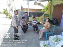 Anggota Polsek Lape Gencarkan Patroli Dialogis, Jaga Kamtibmas Tetap Kondusif