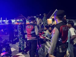 Patroli Skala Besar Polres Sumbawa Barat Bersama Kodim 1628/SB Wujudkan Keamanan dan Ketertiban Masyarakat