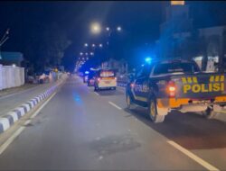Polres Lombok Utara Gelar Patroli Skala Besar Jaga Stabilitas Kamtibmas