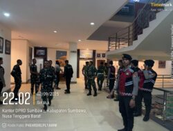 Patroli Gabungan TNI-Polri dan Satpol PP Ciptakan Kondisi Aman di Sumbawa Pasca Aksi Unjuk Rasa