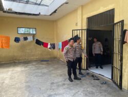 Kapolres Lombok Utara Dampingi Kabid Dokkes Polda NTB Laksanakan Pengecekan Tahanan di Rutan Polres