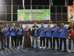 Anggota DPR RI Hadiri Penutupan Tenis Lapangan Kapolres Cup I dan Saksikan Turnamen Volly Cup I di Polres Bima Kota
