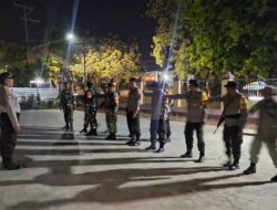 Patroli, Razia dan Sweeping Gabungan Polsek Woha dan Koramil Woha Berhasil Amankan Sebilah Parang dan 3 Botol Miras