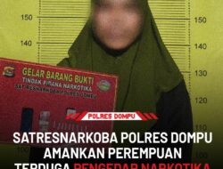 Tim Opsnal Satresnarkoba Polres Dompu berhasil mengamankan seorang perempuan berinisial NA (31), warga Dusun Tirtamengi, Desa Riwo, Kecamatan Woja, pada Senin dini hari (08/09/2025) sekitar pukul 00.05 WITA.