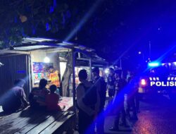 Unit Turjawali Sat Samapta Polres Bima Kota Gelar Patroli Blue Light, Sampaikan Himbauan Kamtibmas