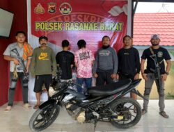 Team Opsnal Polsek Rasana’e Barat Ungkap Kasus Curanmor, Amankan Dua Pelaku dan Barang Bukti