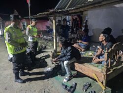 Patroli Malam, Berikan Himbauan kepada Pemuda Terkait Jam Malam Pelajar