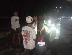 Polsek Taliwang Gelar Patroli Malam, Sasar Aktivitas Pemuda Guna Cegah Kegiatan Negatif