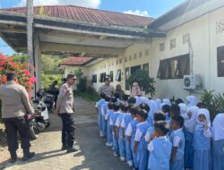 Kunjungan TK Negeri 2 Sekongkang ke Mapolsek Sekongkang, Dikenalkan Tugas dan Fungsi Polri