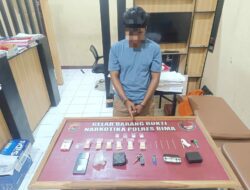 Kuasai dan Miliki Narkoba Jenis Shabu 1,74 Gram Petani Asal Desa Sai ini Diborgol Satresnarkoba Polres Bima