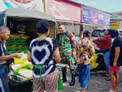 Bersama Bulog, TNI Bantu Stabilkan Harga Beras di Mataram