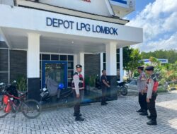 Patroli Dialogis Polsek Sekotong Jaga Keamanan Depot LPG dan Objek Vital
