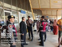 Polres Sumbawa Tingkatkan Patroli Keamanan di Bandara Sultan Kaharudin