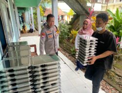 Bhabinkamtibmas Bonder Kawal Pendistribusian Makanan Bergizi Gratis, Sinergi Polsek dan Yayasan untuk Masa Depan Anak Bangsa