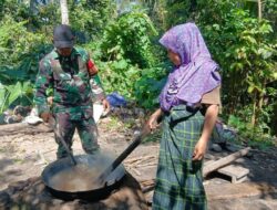 Petani Gula Aren Bersyukur Atas Jalan TMMD, Waktu Tempuh Kini Lebih Singkat