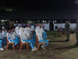 Koramil Gerung Tanamkan Semangat Bela Negara ke Pelajar SMKN 1 Gerung