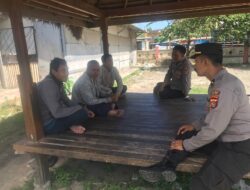 Sat Binmas Polres Lombok Barat Ajak Pemuda Pasar Kuripan Jaga Kamtibmas