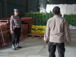 Polsek Lembar Tingkatkan Patroli KRYD di Gudang Bulog Serumbung
