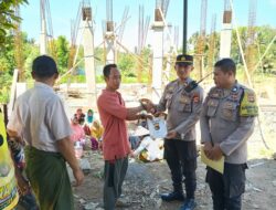 Polres Lombok Barat Salurkan Bantuan Sosial di Dusun Mendawe Utara Sekotong