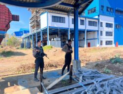 ‎ Unit Pamobvit Sat Samapta Polres Bima Kota Amankan Objek Vital PLTMG Bonto Bima