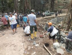 TMMD Ke-126 Kodim 1606 Mataram Pacu Pembangunan Talud Desa