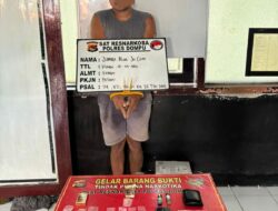 Aksi Kejar-kejaran di Kempo, Satresnarkoba Polres Dompu Gulung Pengedar Sabu dan Ganja