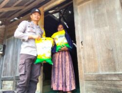 POLSEK KILO SALURKAN BERAS PREMIUM HARGA MURAH UNTUK RINGANKAN BEBAN WARGA LASI