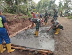 Rabat Jalan Sasaran TMMD ke-126 Kodim 1606/Mataram Mulai Dikerjakan