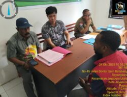 Personel Satgas Operasi Damai Cartenz Laksanakan Penyerahan Tersangka dan Barang Bukti Tahap II di Kejaksaan Negeri Jayapura