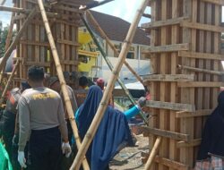 Bhabinkamtibmas Desa Goa Bersama Warga Gelar Kerja Bakti, Wujudkan Sinergi dan Kebersamaan