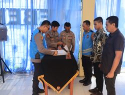 Polres Loteng Gelar Penandatanganan Pakta Integritas Penerimaan Bintara Brimob Polri T.A 2026. ‎