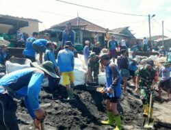 Sinergi TNI, PUPR, dan Warga Selamatkan Pantai Bugis dari Banjir Rob
