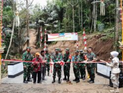 Danrem 162/WB Resmikan Pompa Hidram dan Jembatan TMMD Kodim 1606/Mataram di Lingsar