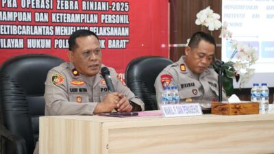 Polres Lobar Matangkan Operasi Zebra Rinjani 2025