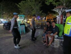 Patroli KRYD Malam Minggu, Polres Bima Kota Sampaikan Imbauan Kamtibmas kepada Masyarakat