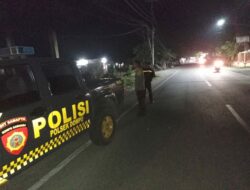 POLSEK DOMPU GELAR PATROLI CIPTA KONDISI KRYD, SITUASI KAMTIBMAS AMAN DAN KONDUSIF