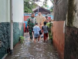 Pemukiman Ampenan Tengah Tergenang, Respons Cepat Babinsa Diapresiasi