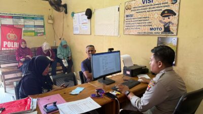 SPKT POLRES DOMPU OPTIMALKAN RESPONS CEPAT TERHADAP LAPORAN MASYARAKAT