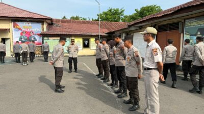 POLRES DOMPU GELAR SOSIALISASI LARANGAN GAYA HIDUP HEDON BAGI PNPP DAN KELUARGA