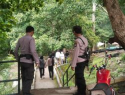 Hadir Mengayomi, Polsek Madapangga Gelar Patroli PAM Wisata di dua Tempat Lokasi Wisata