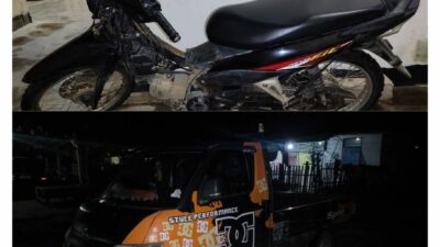 Polsek Sanggar Evakuasi Korban Laka Lantas Ganda di Desa Sandue