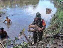 Kolaborasi Babinsa dan Warga Wujudkan Lingkungan Ampenan Bersih