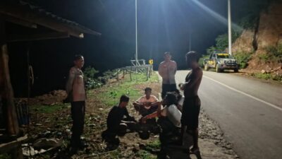 Patroli Blue Light Cipta Kondisi, Polsek Langgudu Sasar Titik Rawan Kamtibmas