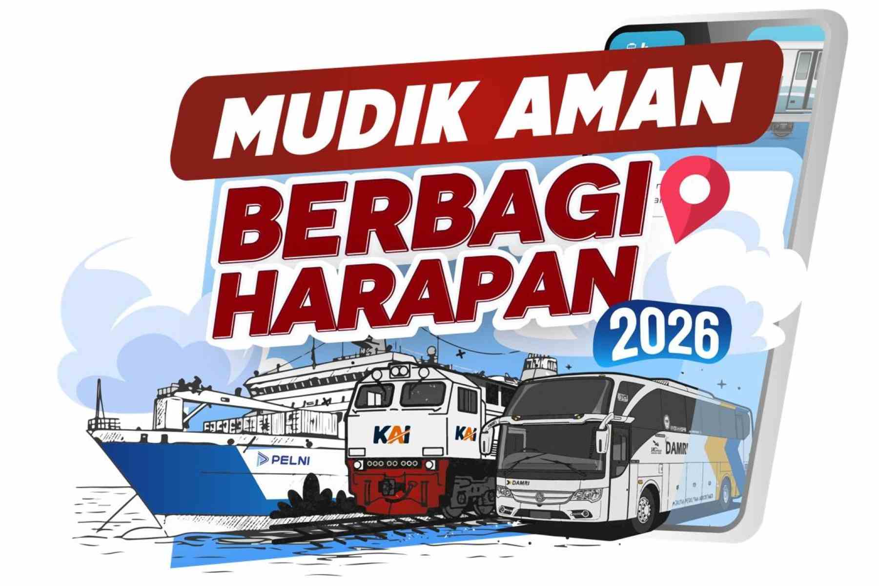 Mudik Gratis BUMN 2026 Berangkatkan Lebih dari 100 Ribu Pemudik.