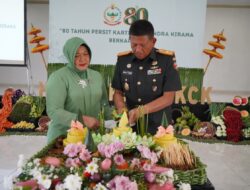 HUT Persit ke-80, Korem 162/Wira Bhakti Gelar Syukuran Penuh Kebersamaan.