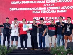 Rakernas ADVOKAI 2026 Di NTB, Ditutup Dengan Perayaan HUT KAI Ke-18.