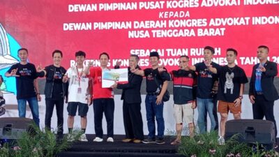 Rakernas ADVOKAI 2026 Di NTB, Ditutup Dengan Perayaan HUT KAI Ke-18.