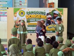 TK Islam Abu Abdillah Al Islami Menggelar Panggung Dongeng Anak Shalih.