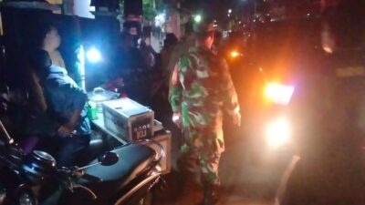 Babinsa Pejeruk Amankan Tabligh Akbar Tahun Baru Islam